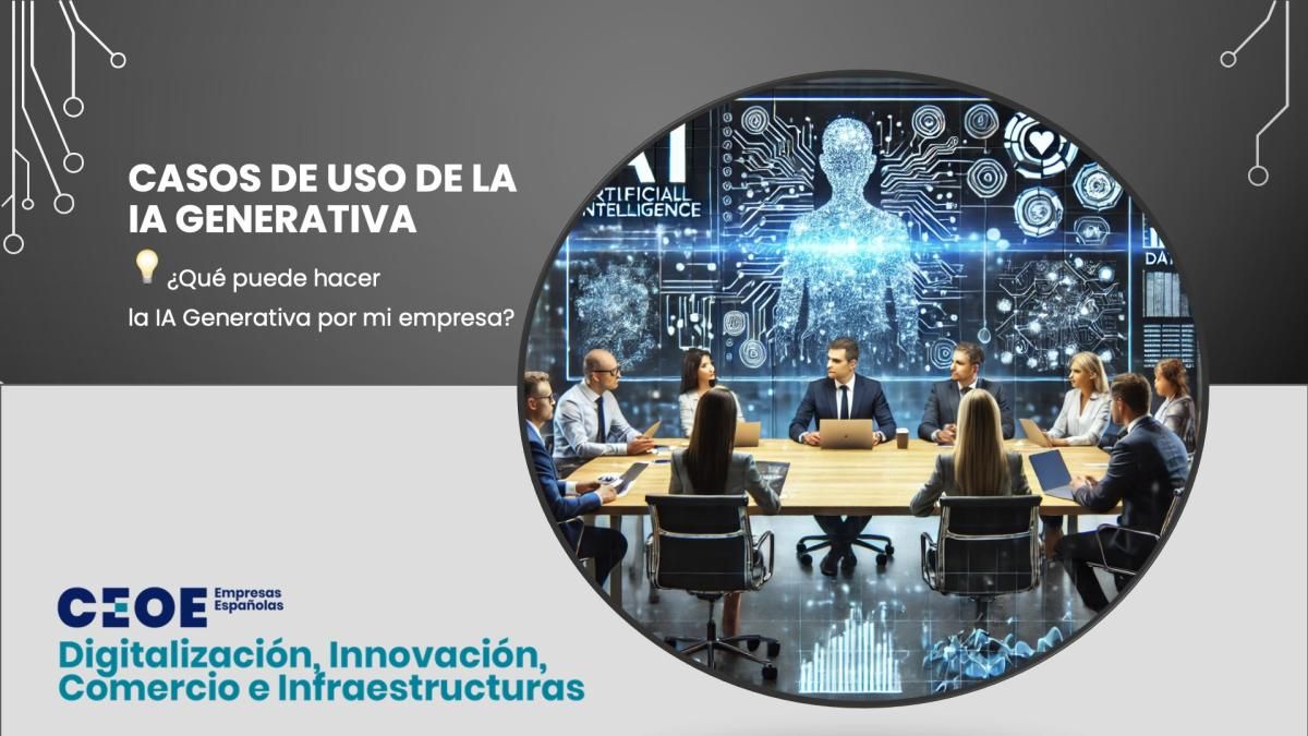 ¿Cuáles son las aplicaciones prácticas de la IA generativa en la empresa?
