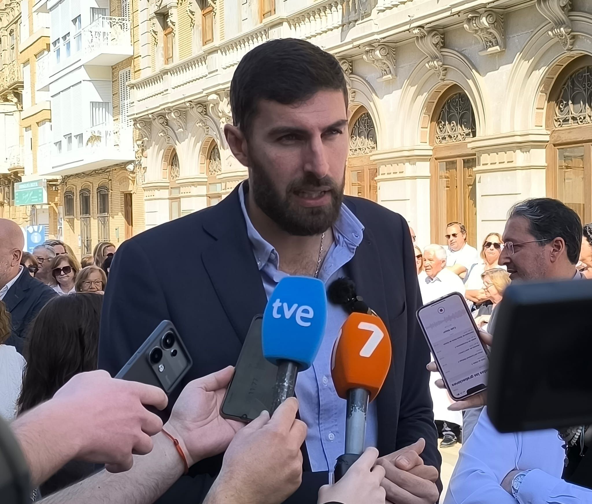 Antelo denuncia que Sánchez quiere "ocultar la porquería acumulada en la bahía de Portmán sin ofrecer una regeneración real"