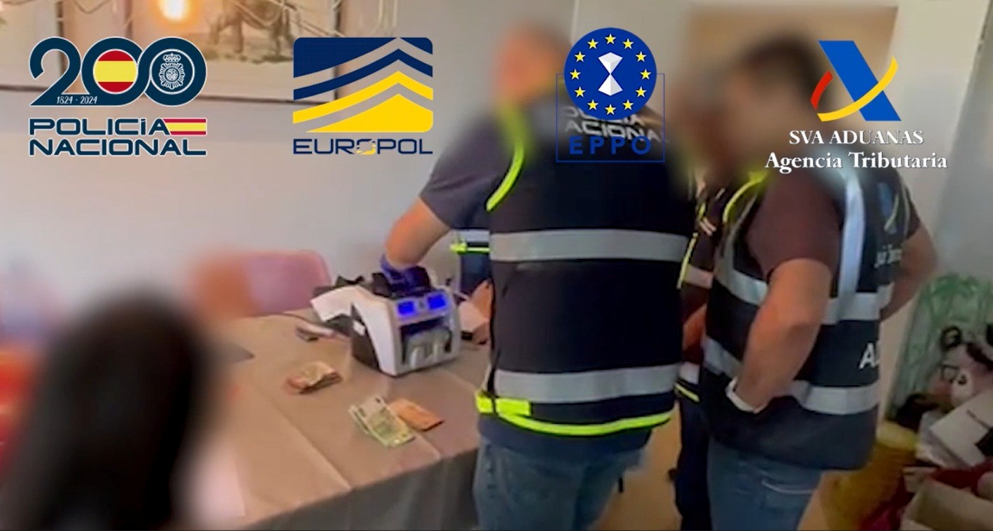 Desarticulada una organización criminal dedicada al fraude fiscal en la importación de mercancías desde China: Ministerio de Hacienda