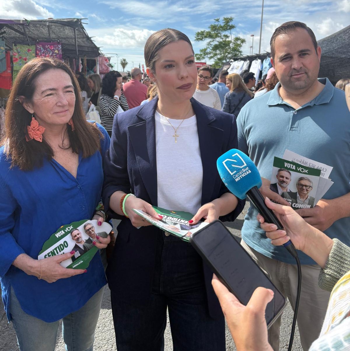 María Eiberle: "Los onubenses nos trasladan que Huelva sigue siendo la gran olvidada por el bipartidismo y queremos que sepan que VOX es la alternativa"