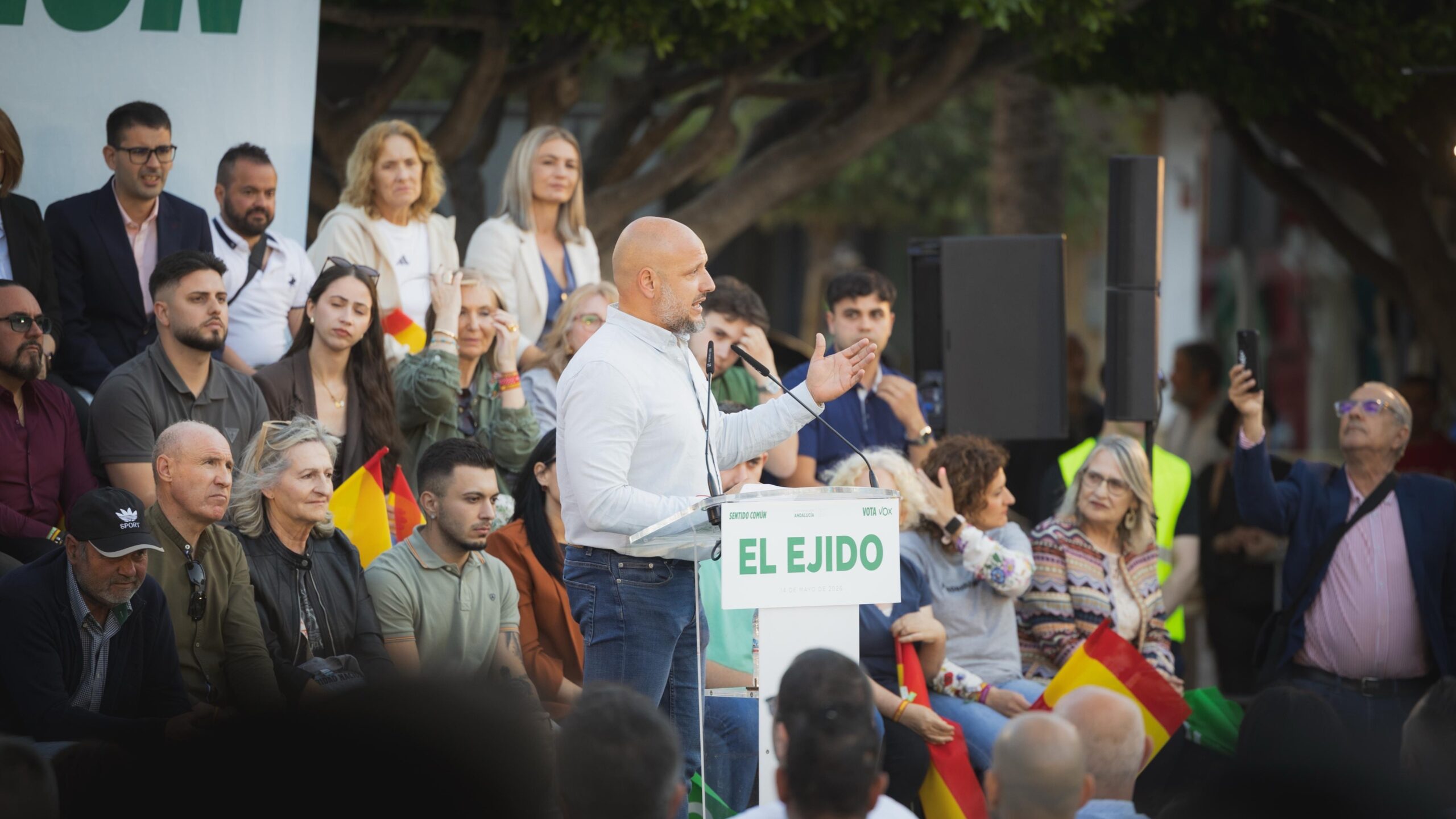 Rodrigo Alonso en El Ejido: “El extranjero que venga de forma ilegal, a delinquir y a vivir de las ayudas se va fuera”