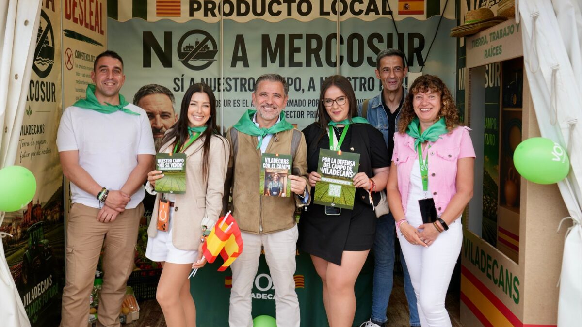 VOX reivindica el sector primario en la Fira de Sant Isidre de Viladecans frente a las políticas de la Unión Europea
