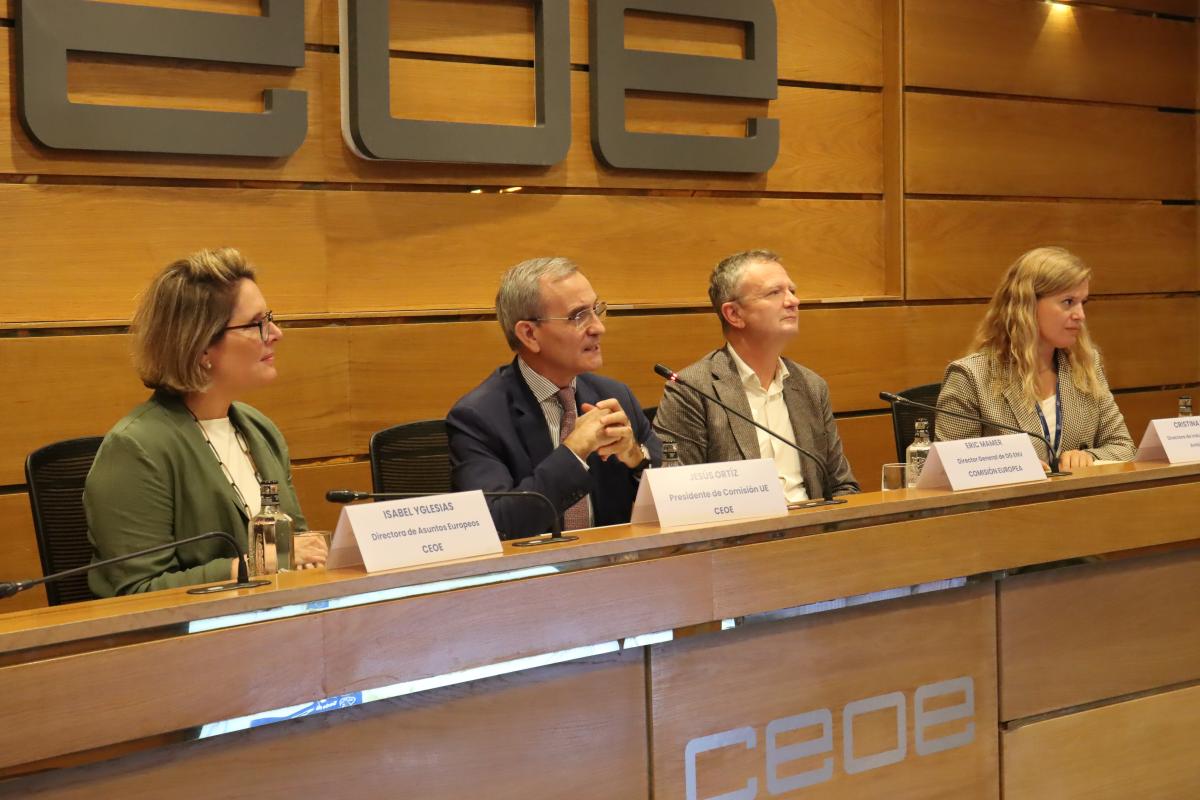 CEOE acoge un encuentro con el director general de Medio Ambiente de la Comisión Europea|CEOE