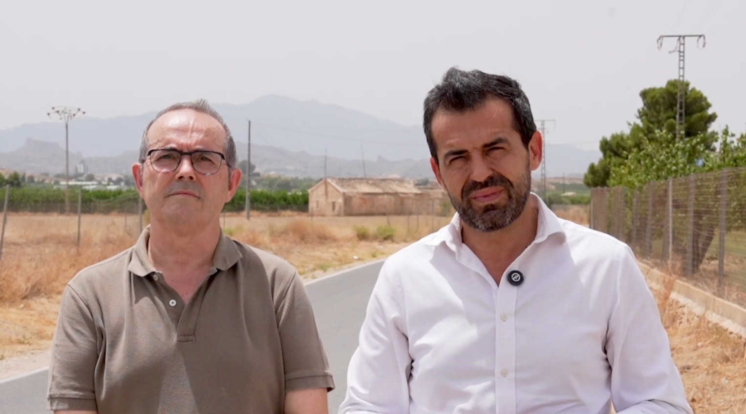 VOX exige el arreglo integral de la carretera de acceso a La Hoya del Campo en Abarán