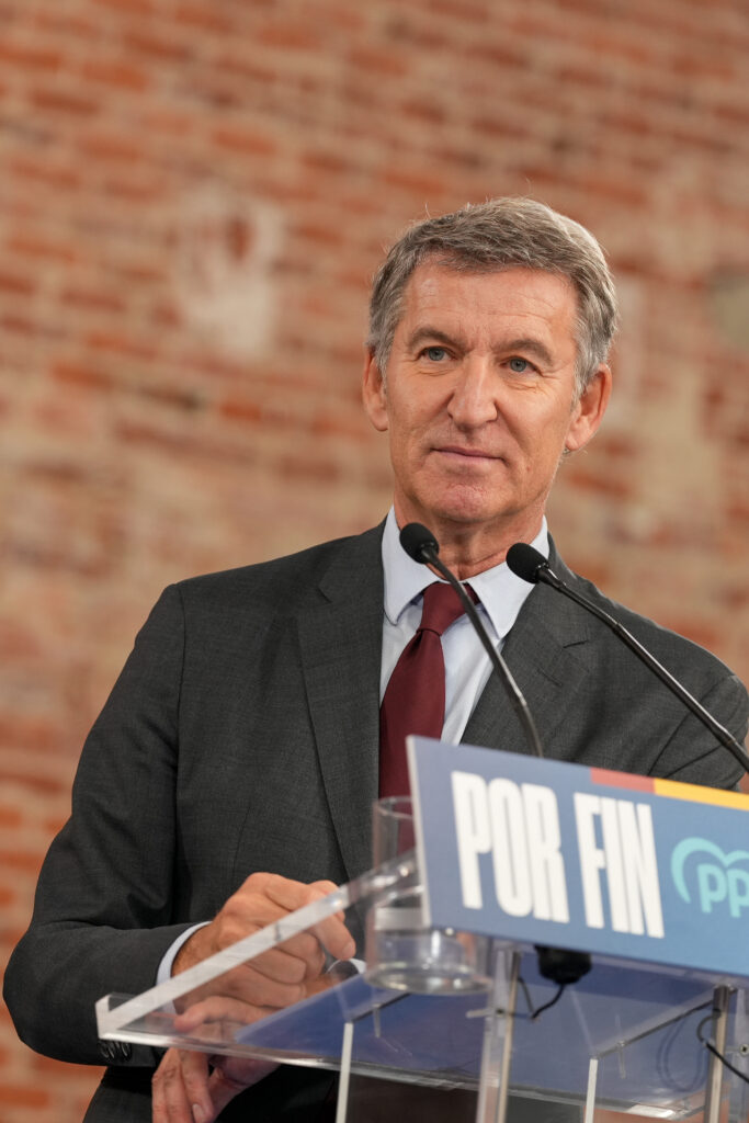 Feijóo, en el acto de presentación de los candidatos a Congreso y Senado por Madrid 27.10.2026