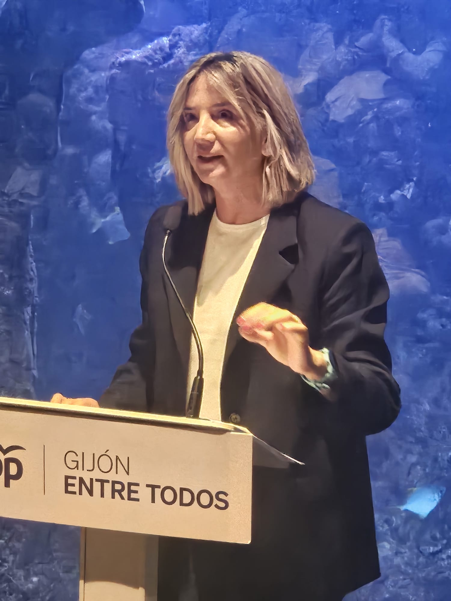 Alicia García retrata a Sánchez: “Mientras Cataluña arde él baila, mientras Ceuta era invadida él estaba en bermudas en La Mareta” 